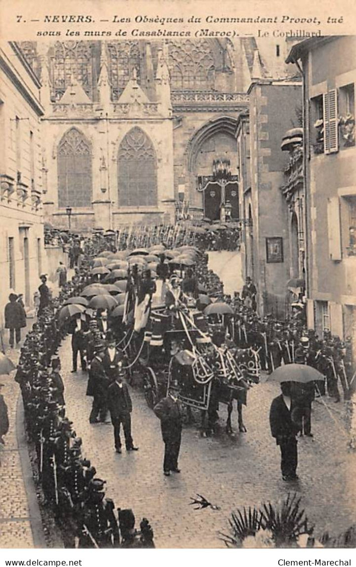 NEVERS - Les Obsèques Du Commandant Provot - Très Bon état - Nevers