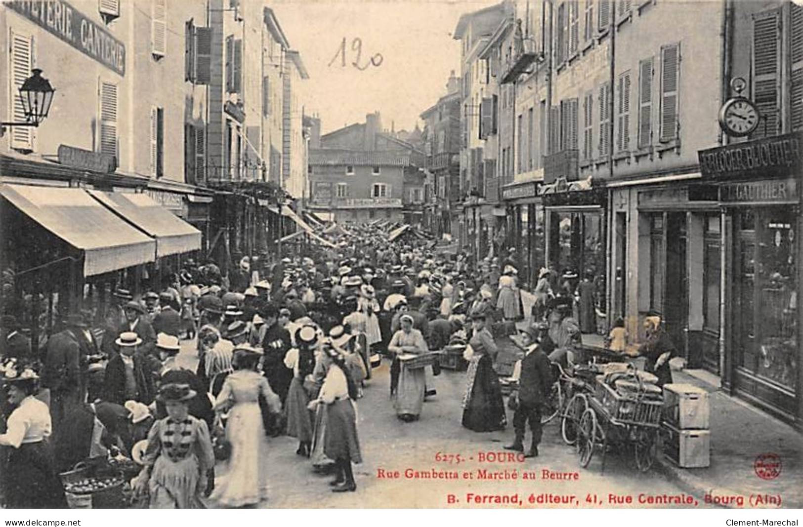 BROU - Rue Gambetta Et Marché Au Beurre - Très Bon état - Other & Unclassified