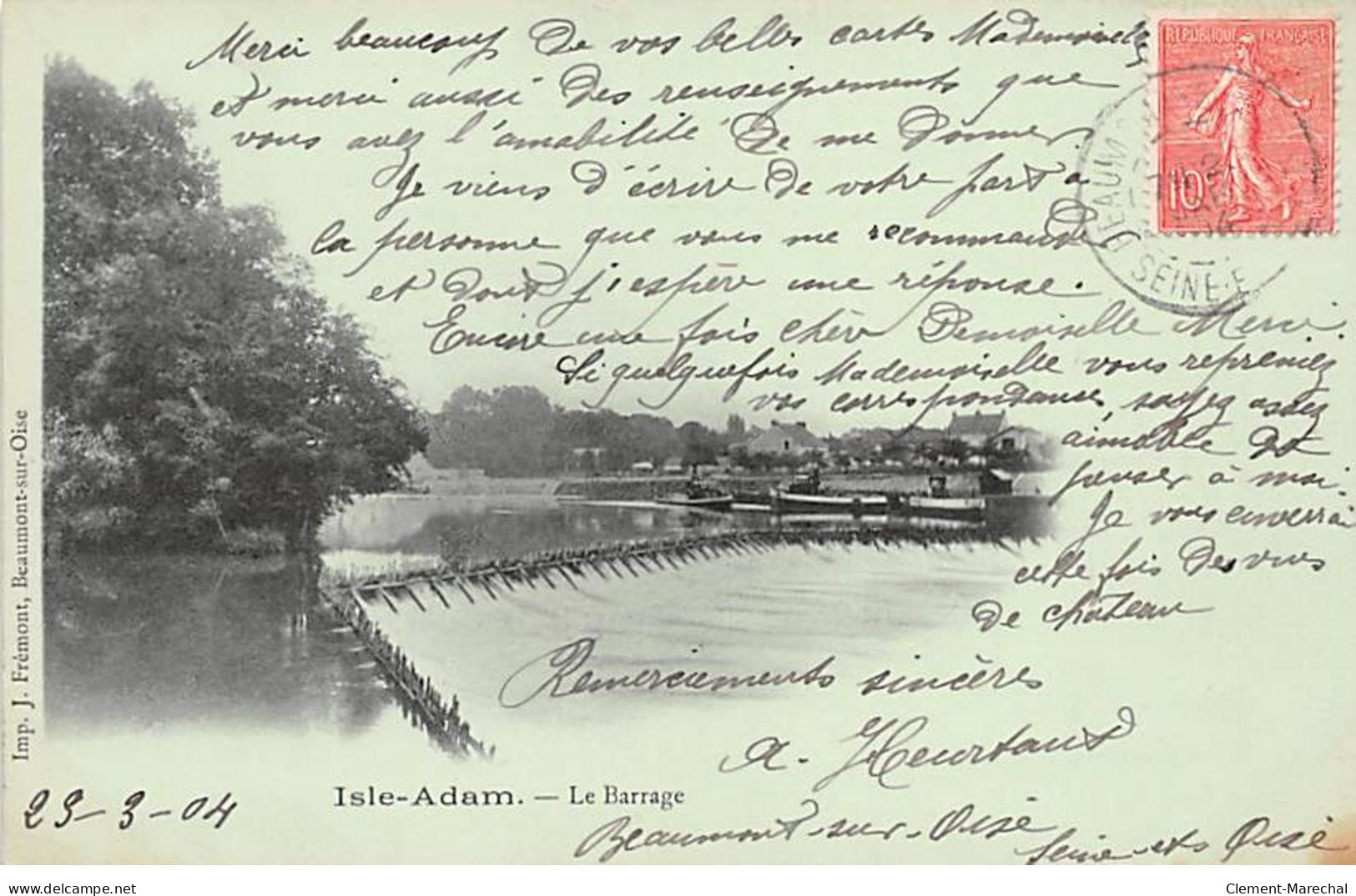 ISLE ADAM - Le Barrage - Très Bon état - L'Isle Adam