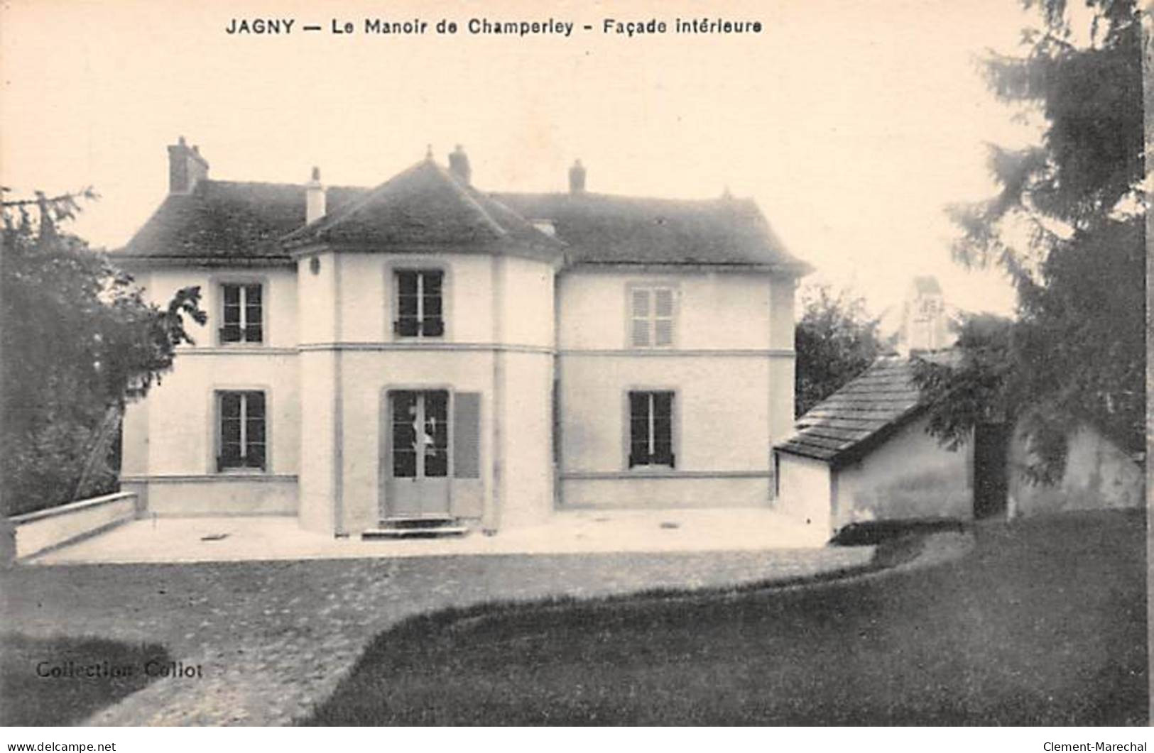 JAGNY - Le Manoir De Champerley - Façade Intérieure - Très Bon état - Sonstige & Ohne Zuordnung