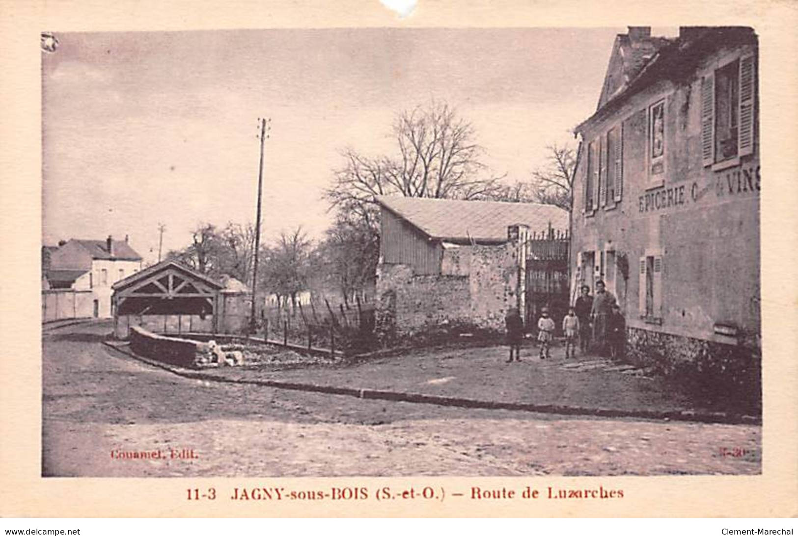 JAGNY SOUS BOIS - Route De Luzarches - état - Other & Unclassified