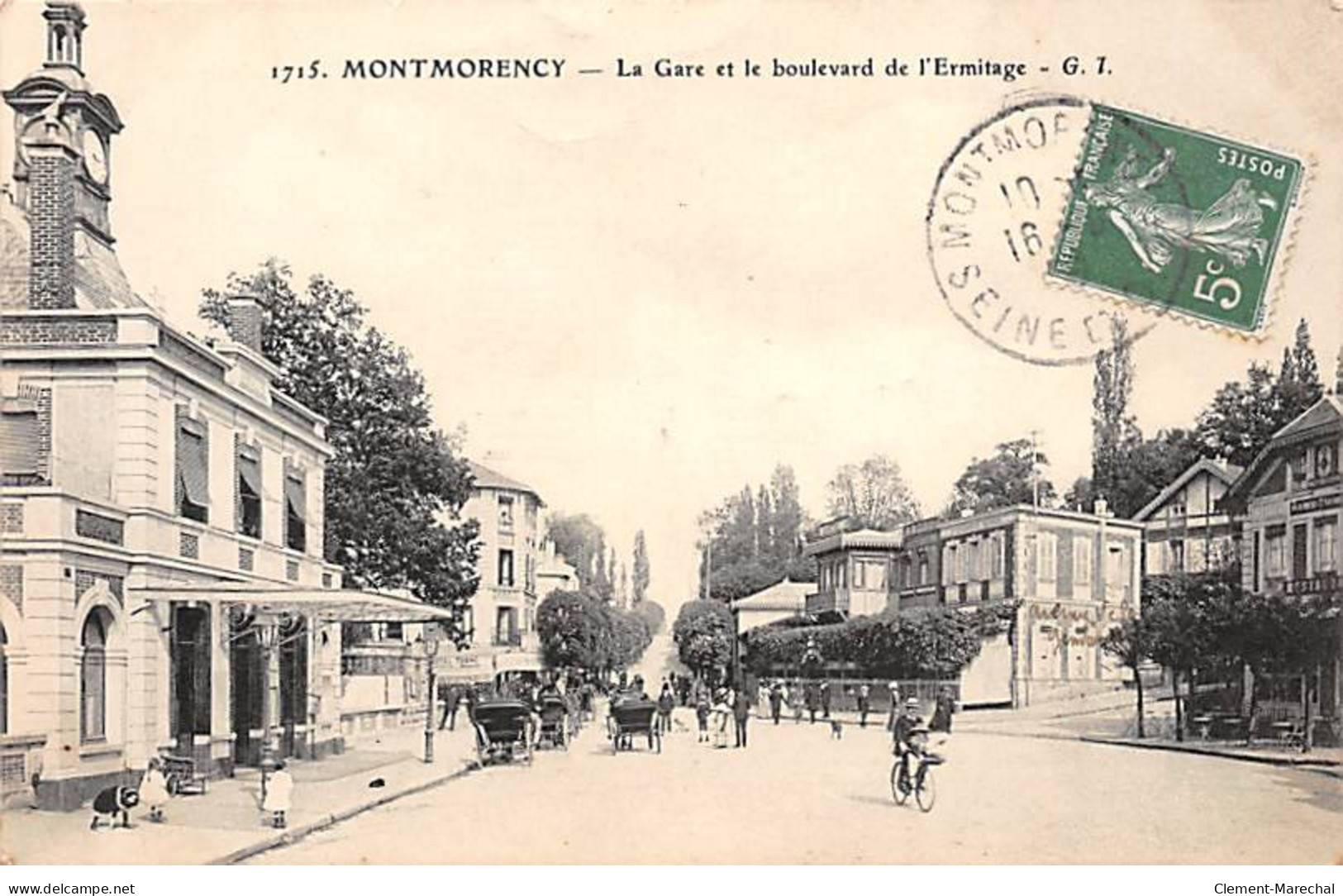 MONTMORENCY - La Gare Et Le Boulevard De L'Ermitage - Très Bon état - Montmorency