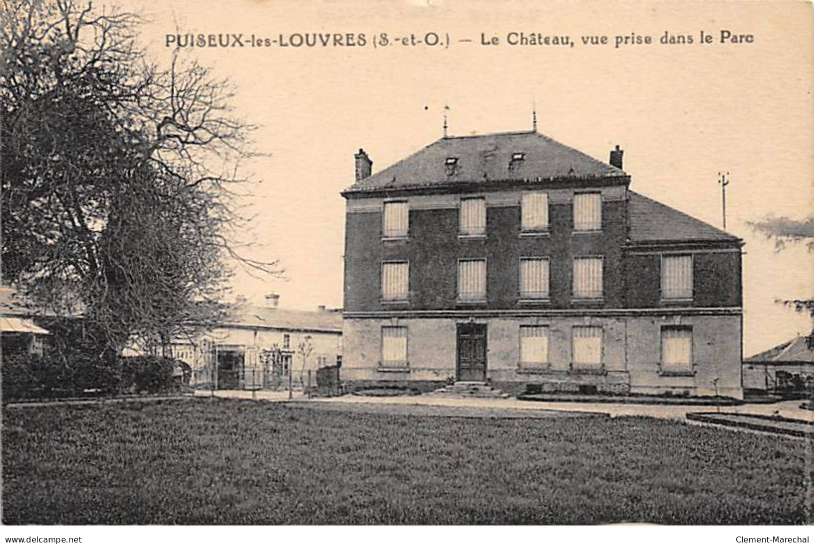 PUISEUX LES LOUVRES - Le Château, Vue Prise Dans Le Parc - Très Bon état - Puiseux En France