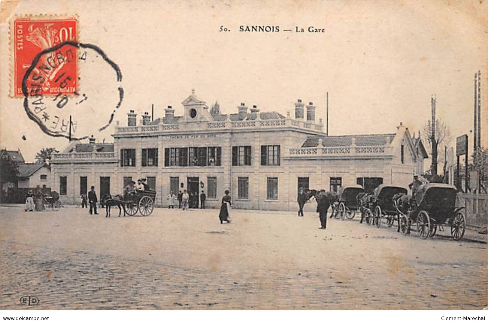 SANNOIS - La Gare - Très Bon état - Sannois