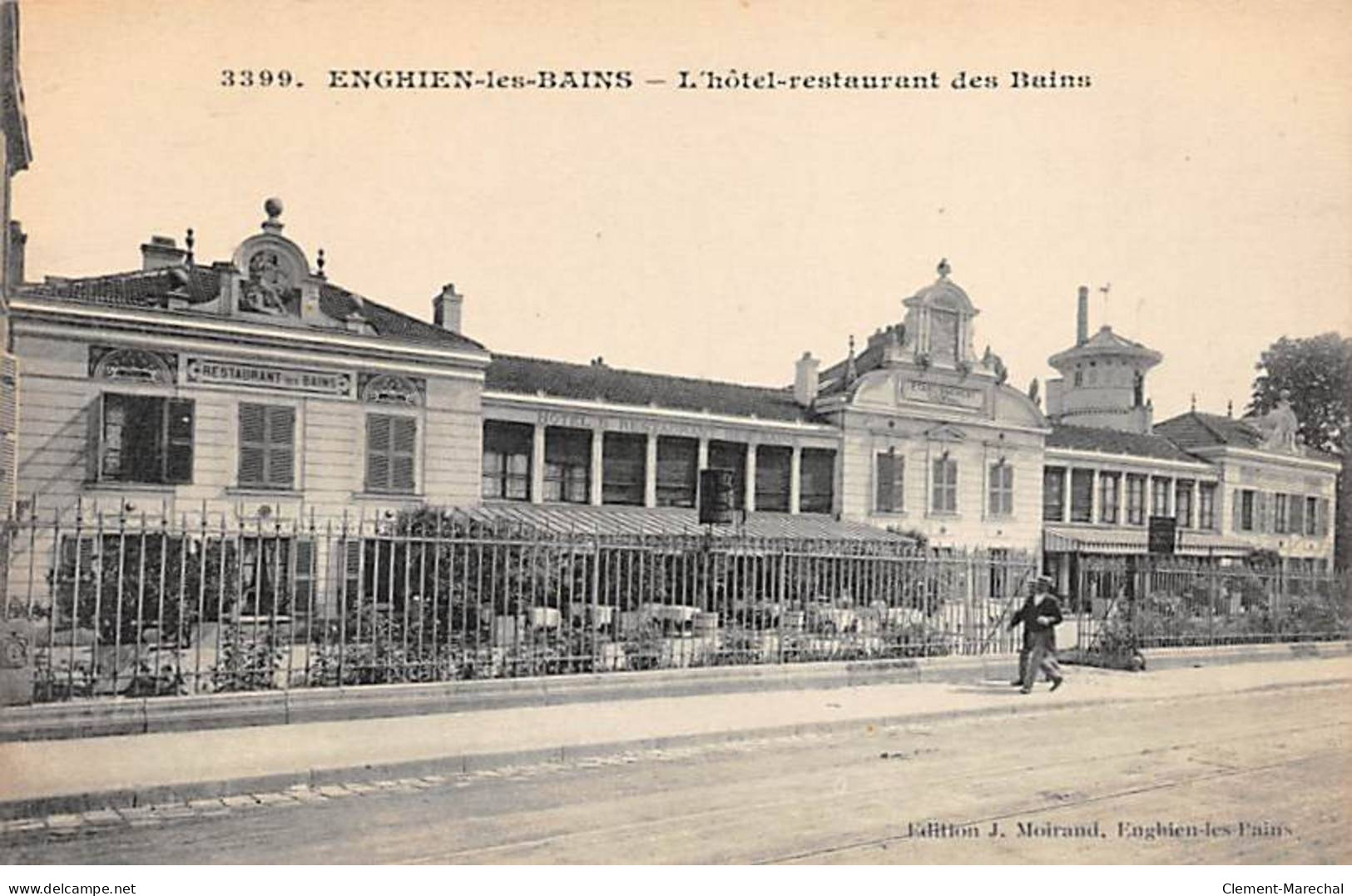 ENGHIEN LES BAINS - L'Hôtel Restaurant Des Bains - Très Bon état - Enghien Les Bains