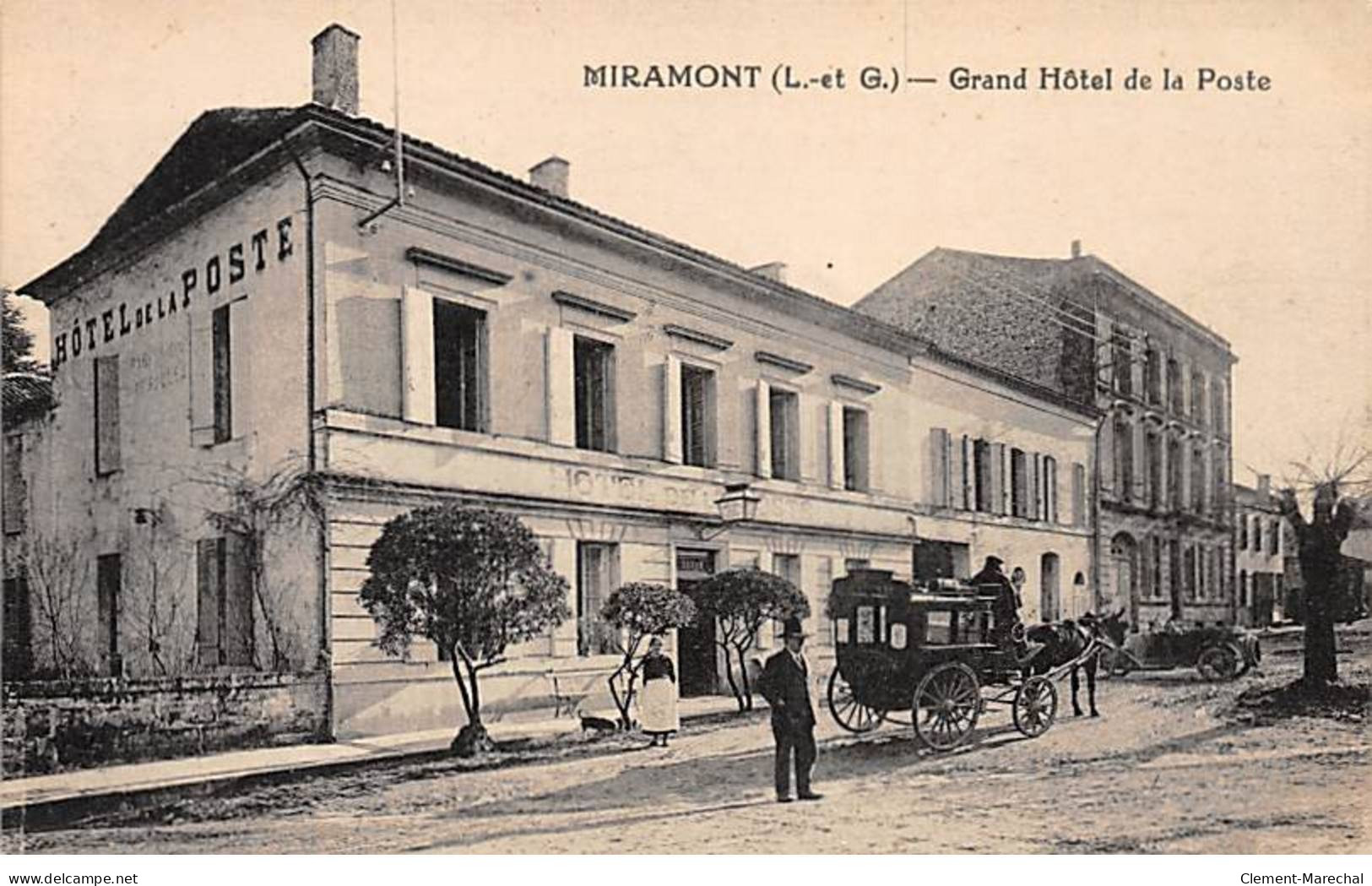 MIRAMONT - Grand Hôtel De La Poste - Très Bon état - Otros & Sin Clasificación