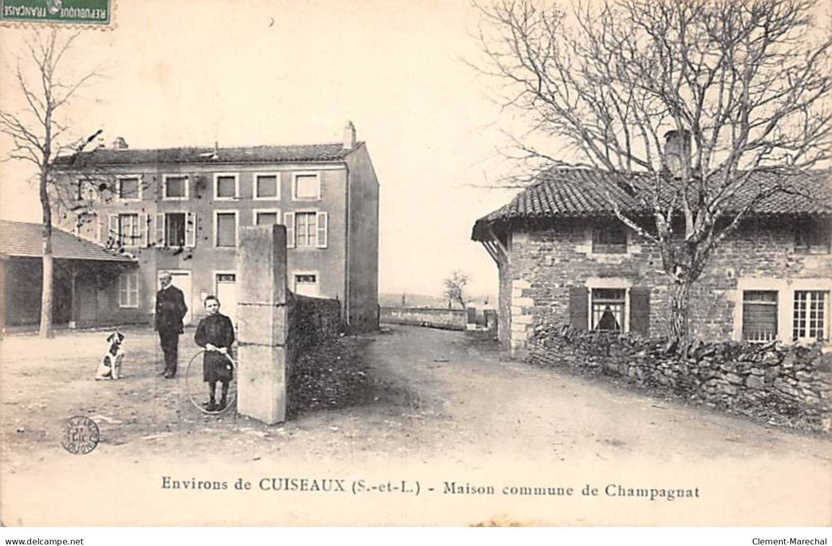 Environs De CUISEAUX - Maison Commune De CHAMPAGNAT - Très Bon état - Other & Unclassified