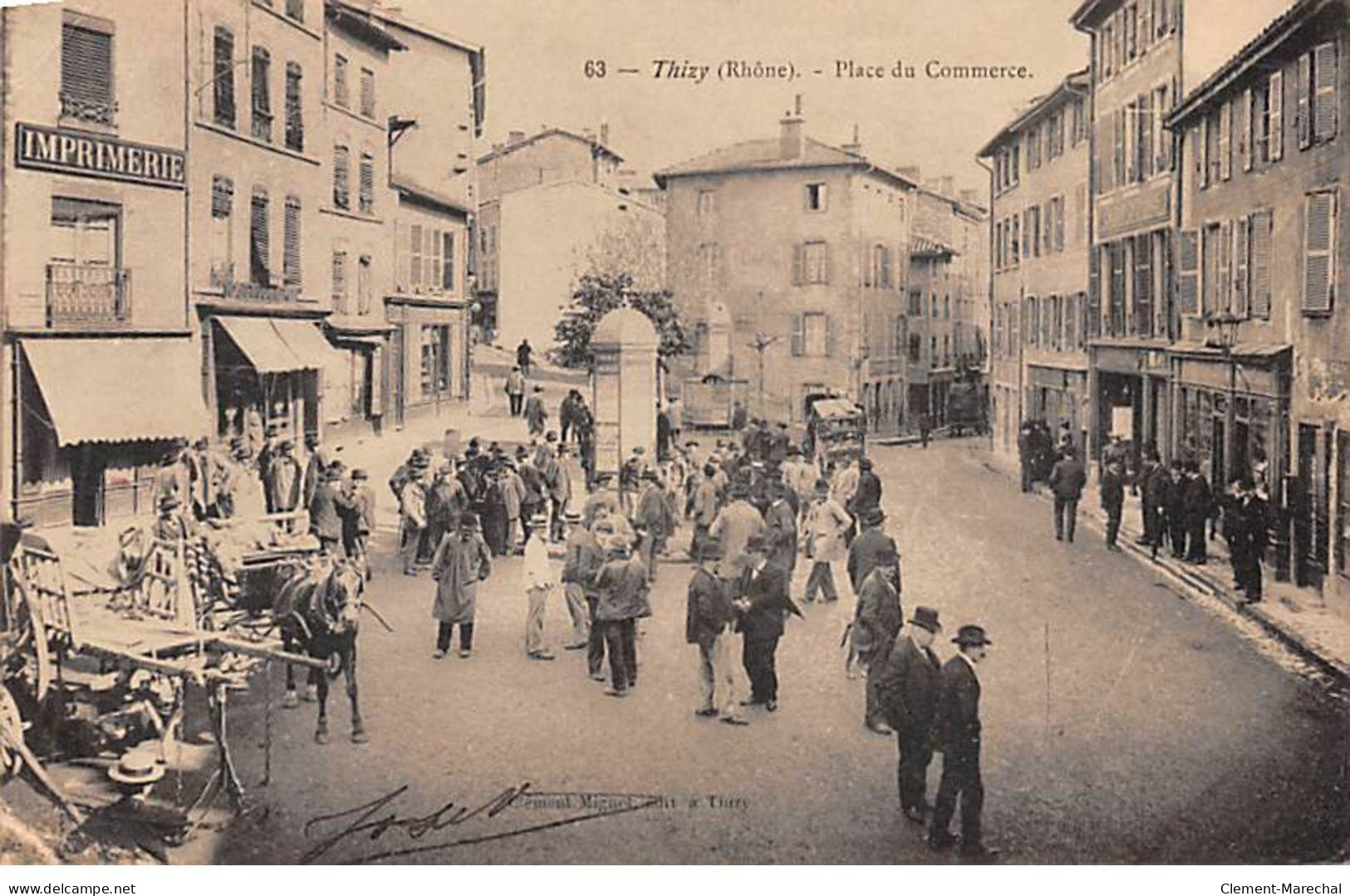 THIZY - Place Du Commerce - état - Thizy