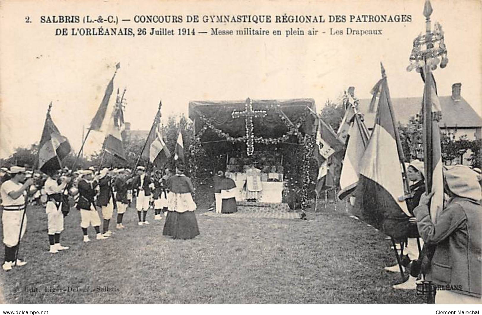 SALBRIS - Concours De Gymnastique Régional Des Patronages De L'Orléanais, 26 Juillet 1914 - Très Bon état - Salbris
