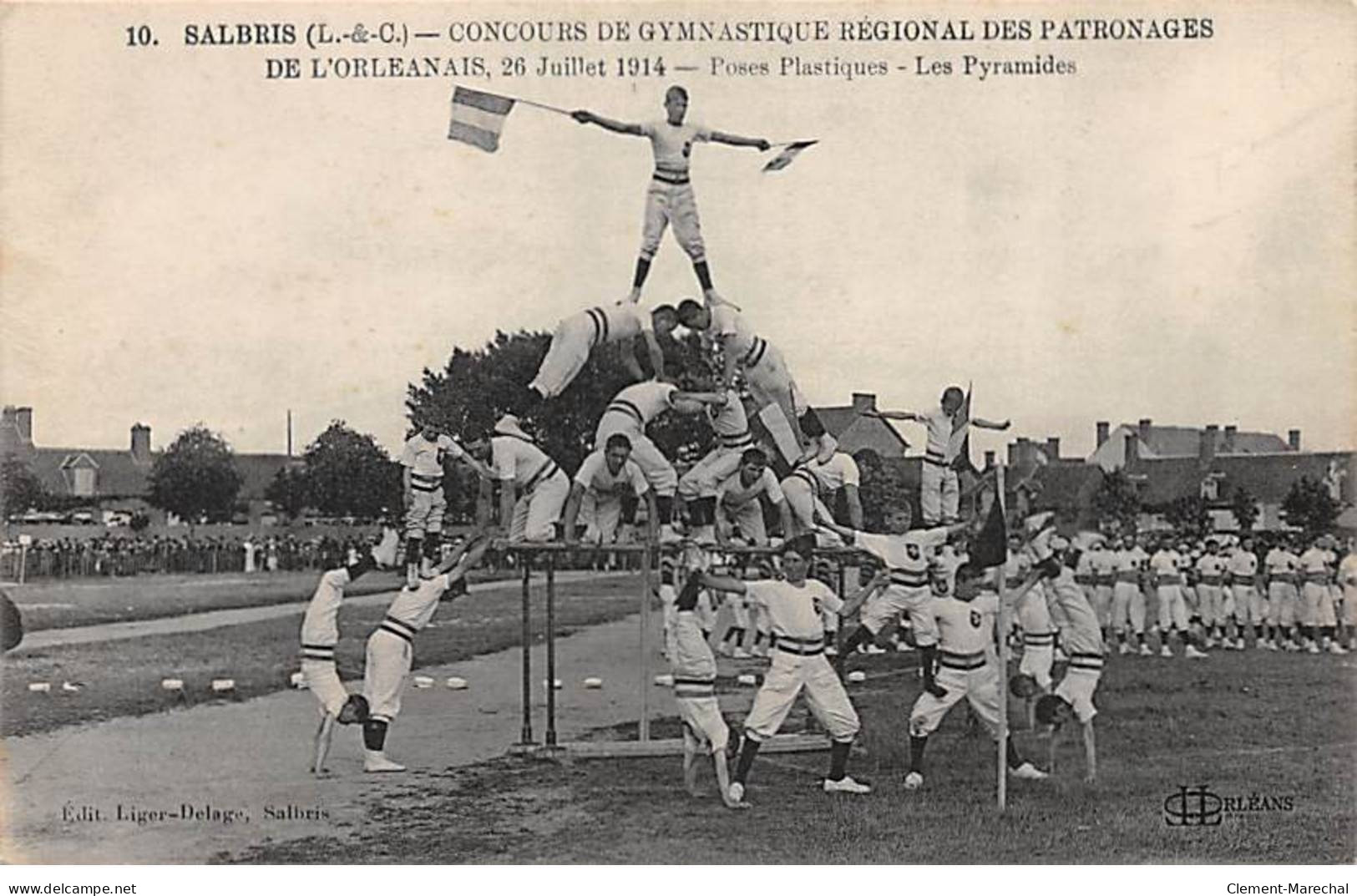 SALBRIS - Concours De Gymnastique Régional Des Patronages De L'Orléanais, 26 Juillet 1914 - Très Bon état - Salbris