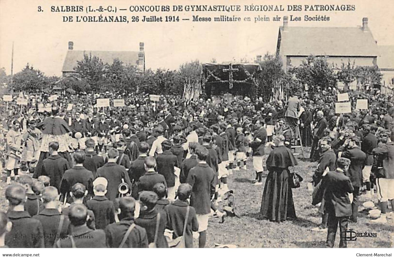 SALBRIS - Concours De Gymnastique Régional Des Patronages De L'Orléanais, 26 Juillet 1914 - Très Bon état - Salbris