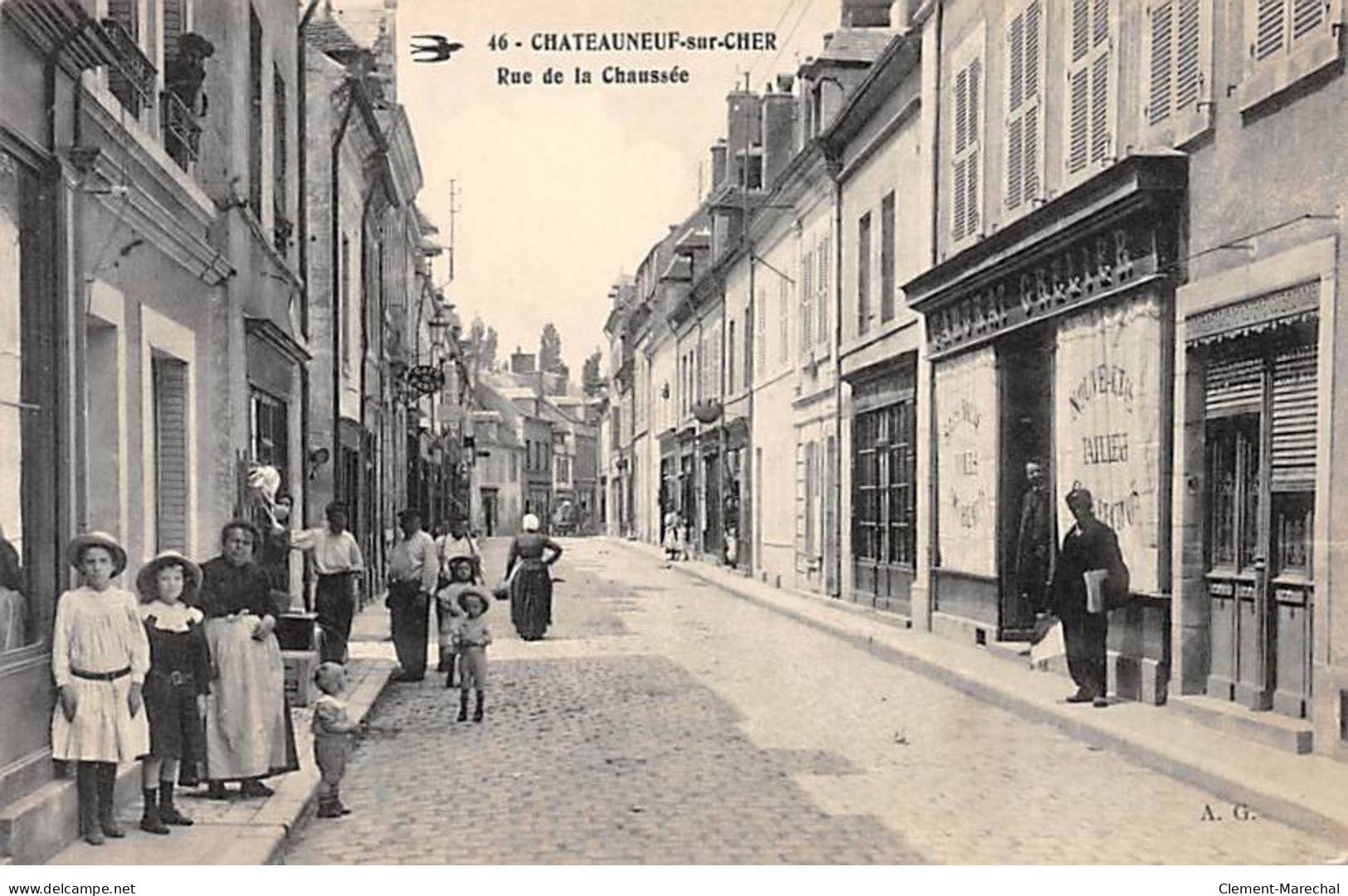 CHATEAUNEUF SUR CHER - Rue De La Chaussée - Très Bon état - Chateauneuf Sur Cher