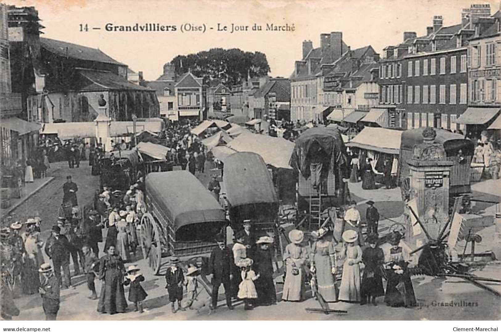 GRANDVILLIERS - Le Jour Du Marché - Très Bon état - Grandvilliers