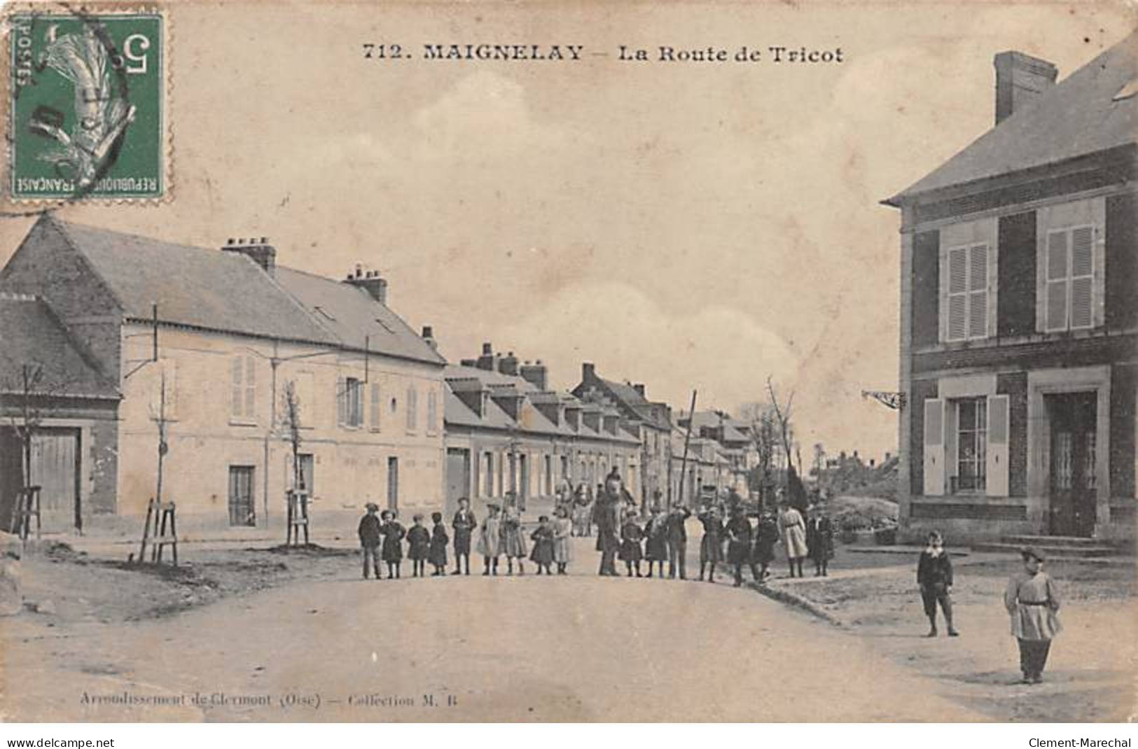 MAIGNELAY - La Route De Tricot - Très Bon état - Maignelay Montigny