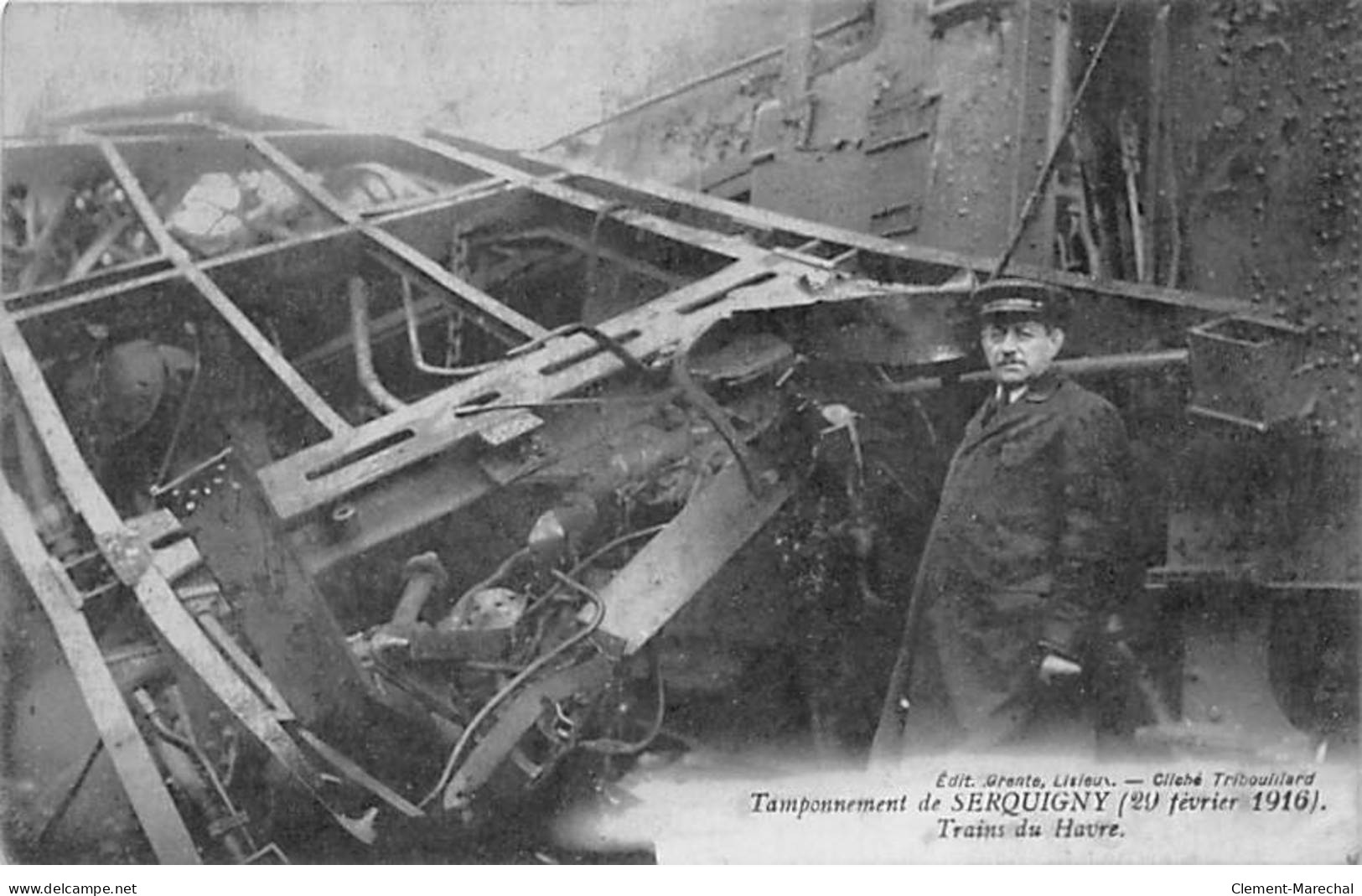 Tamponnement De SERQUIGNY - 29 Février 1916 - Trains Du Havre - état - Autres & Non Classés