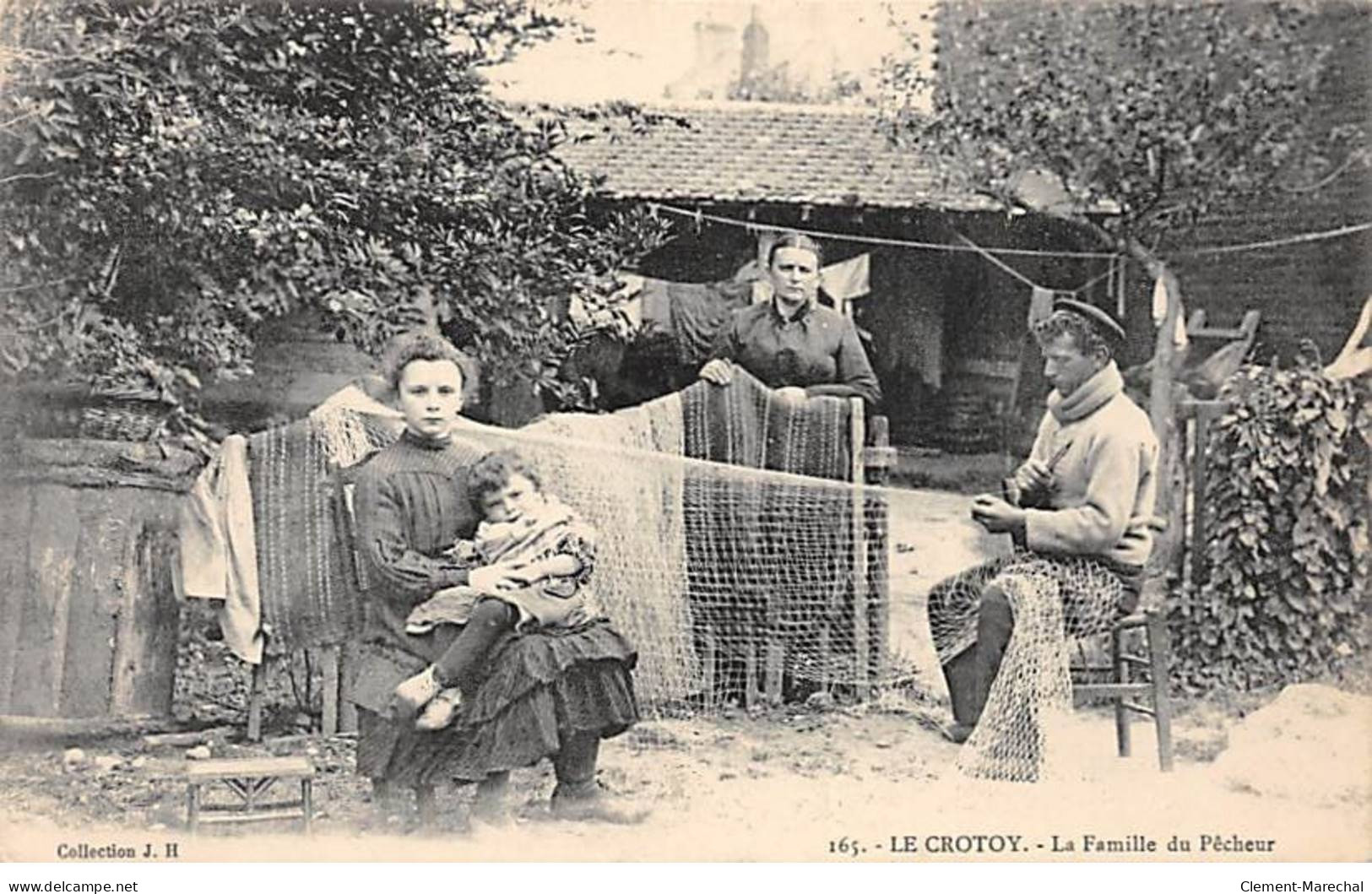 LE CROTOY - La Famille Du Pêcheur - Très Bon état - Le Crotoy
