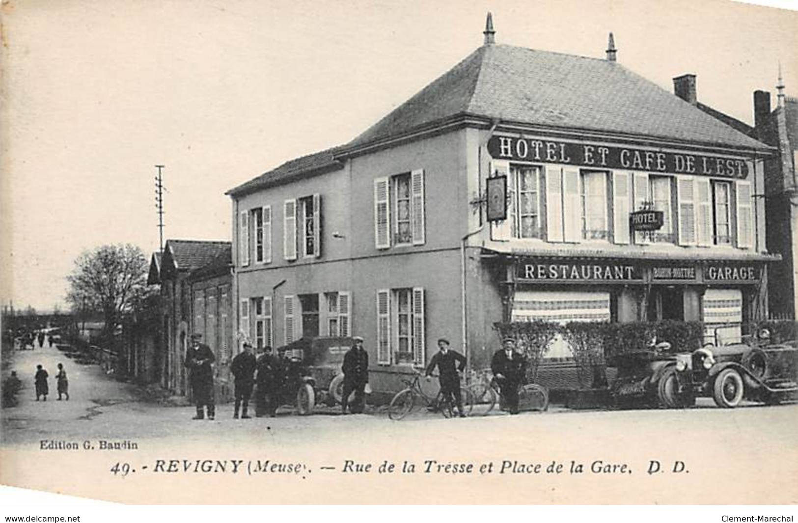 REVIGNY - Rue De La Tresse Et Place De La Gare - Très Bon état - Revigny Sur Ornain