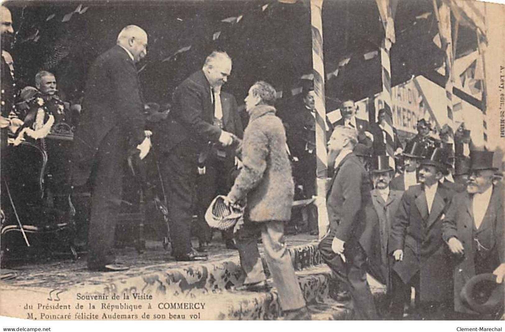 Souvenir De La Visite Du Président De La République à COMMERCY - état - Commercy