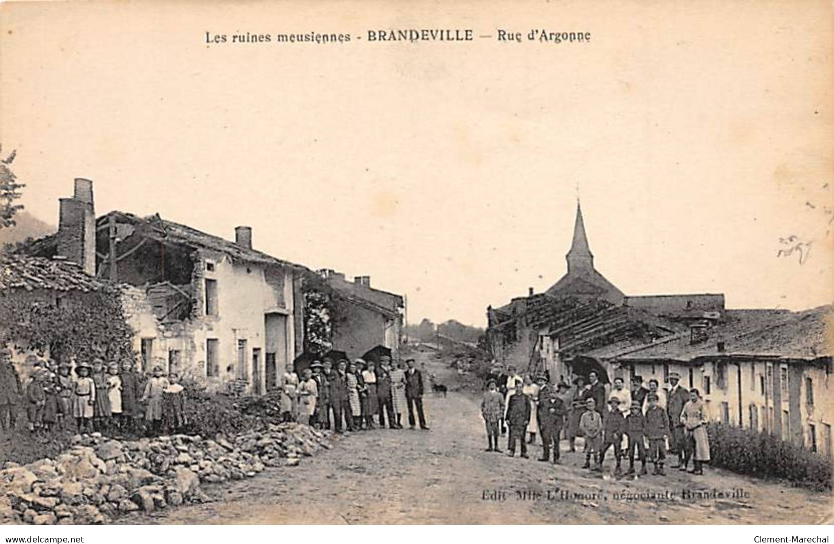 BRANDEVILLE - Rue D'Argonne - Très Bon état - Andere & Zonder Classificatie