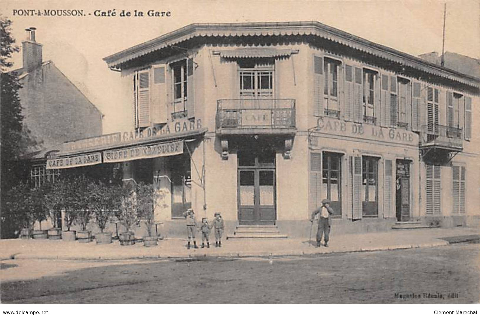PONT A MOUSSON - Café De La Gare - Très Bon état - Pont A Mousson
