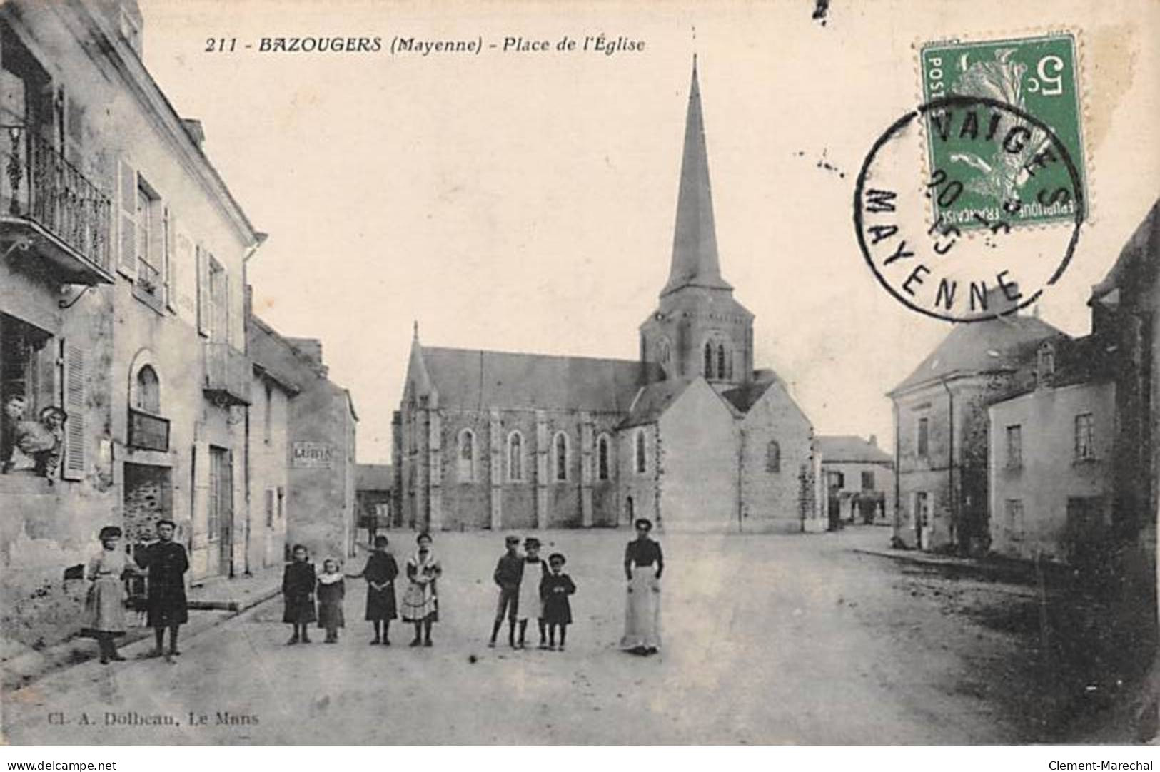 BAZOUGERS - Place De L'Eglise - Très Bon état - Sonstige & Ohne Zuordnung