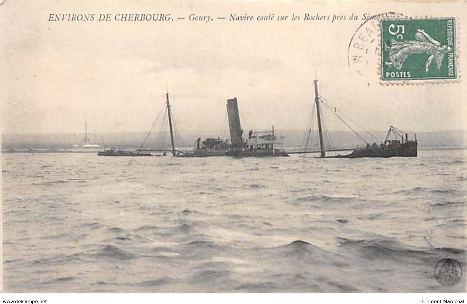 GOURY - Navire Coulé Sur Les Rochers - Très Bon état - Autres & Non Classés