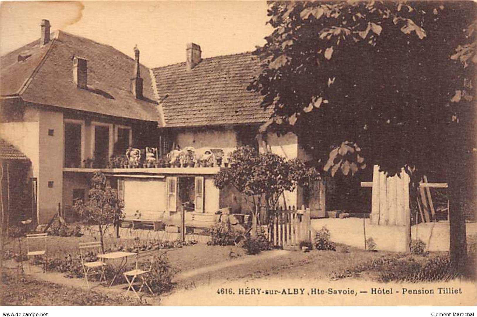 HERY SUR ALBY - Hôtel - Pension Tillet - Très Bon état - Andere & Zonder Classificatie