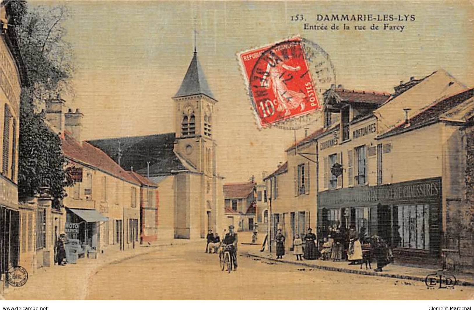 DAMMARIE LES LYS - Entrée De La Rue De Farcy - Très Bon état - Dammarie Les Lys