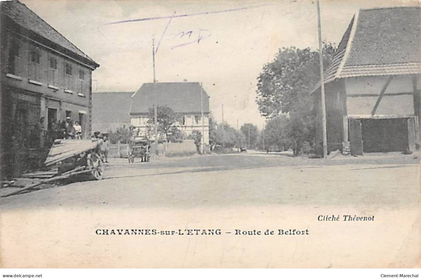 CHAVANNES SUR L'ETANG - Route De Belfort - Très Bon état - Sonstige & Ohne Zuordnung