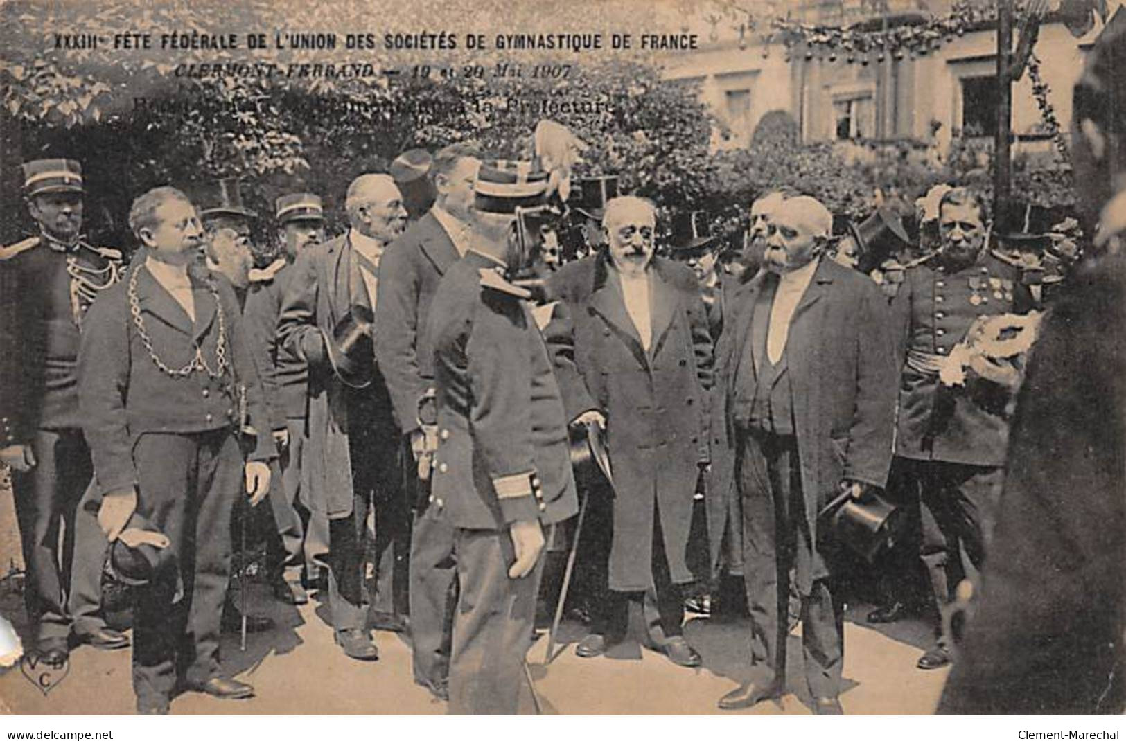 CLERMONT FERRAND - Mai 1907 - Fête Fédérale De L'Union De Gymnastique De France - Très Bon état - Clermont Ferrand