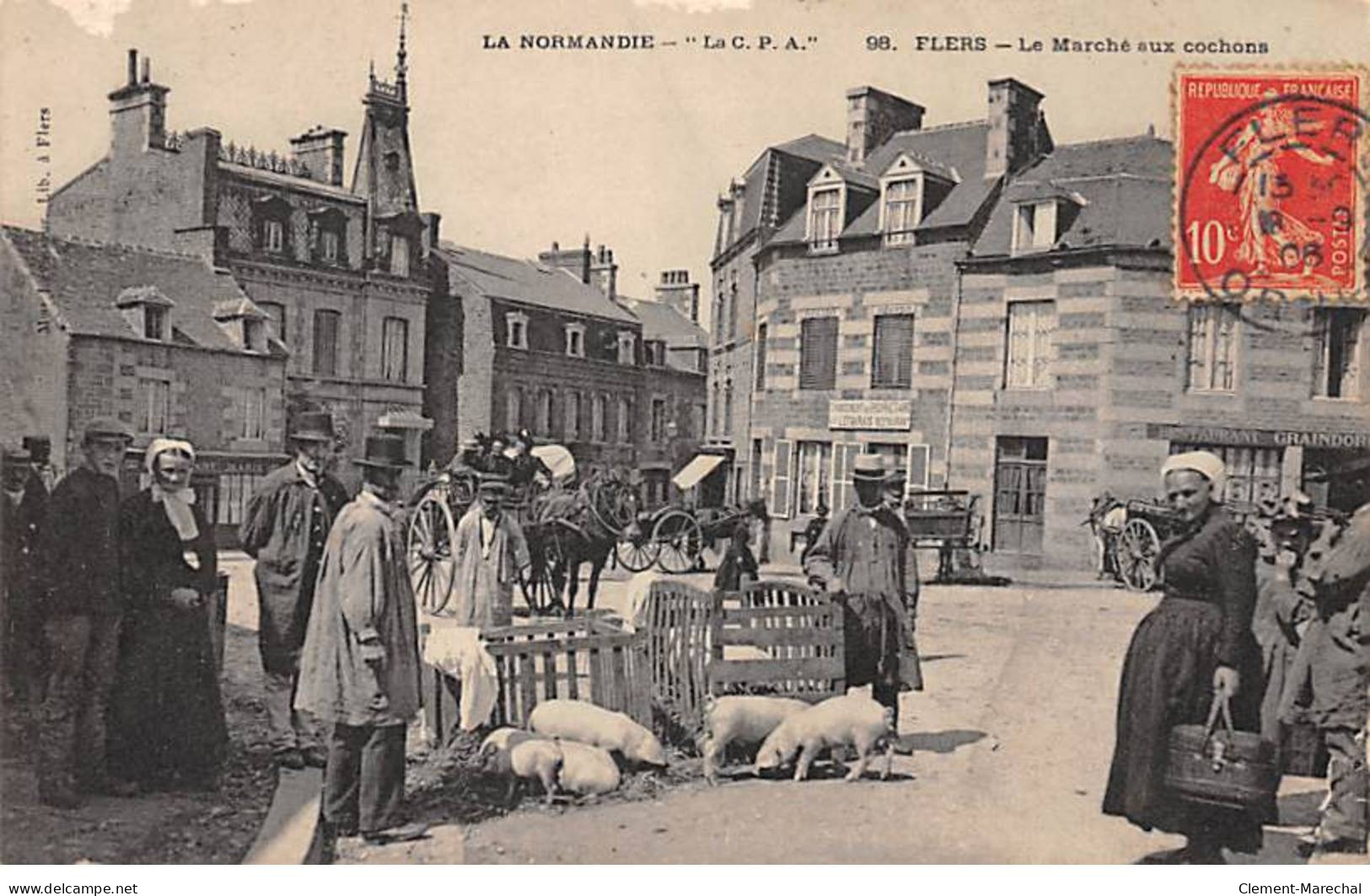 FLERS - Le Marché Aux Cochons - Très Bon état - Flers