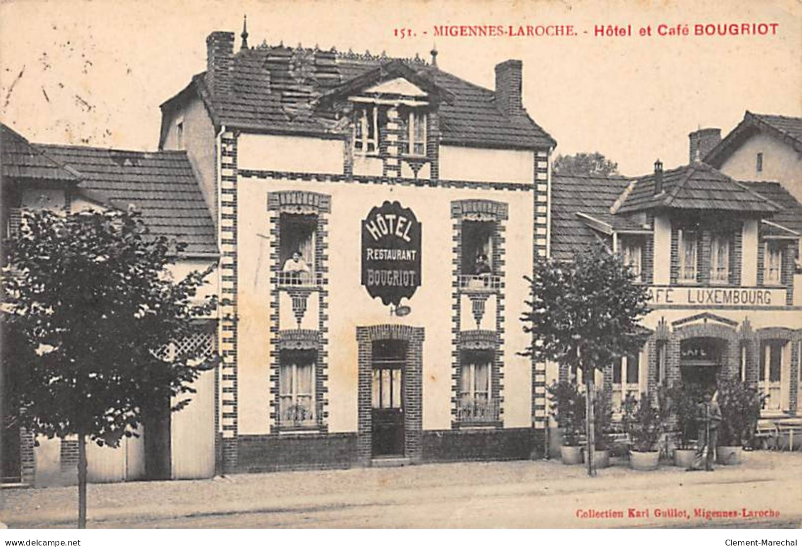 MIGENNES LAROCHE - Hôtel Et Café Bougriot - Très Bon état - Migennes