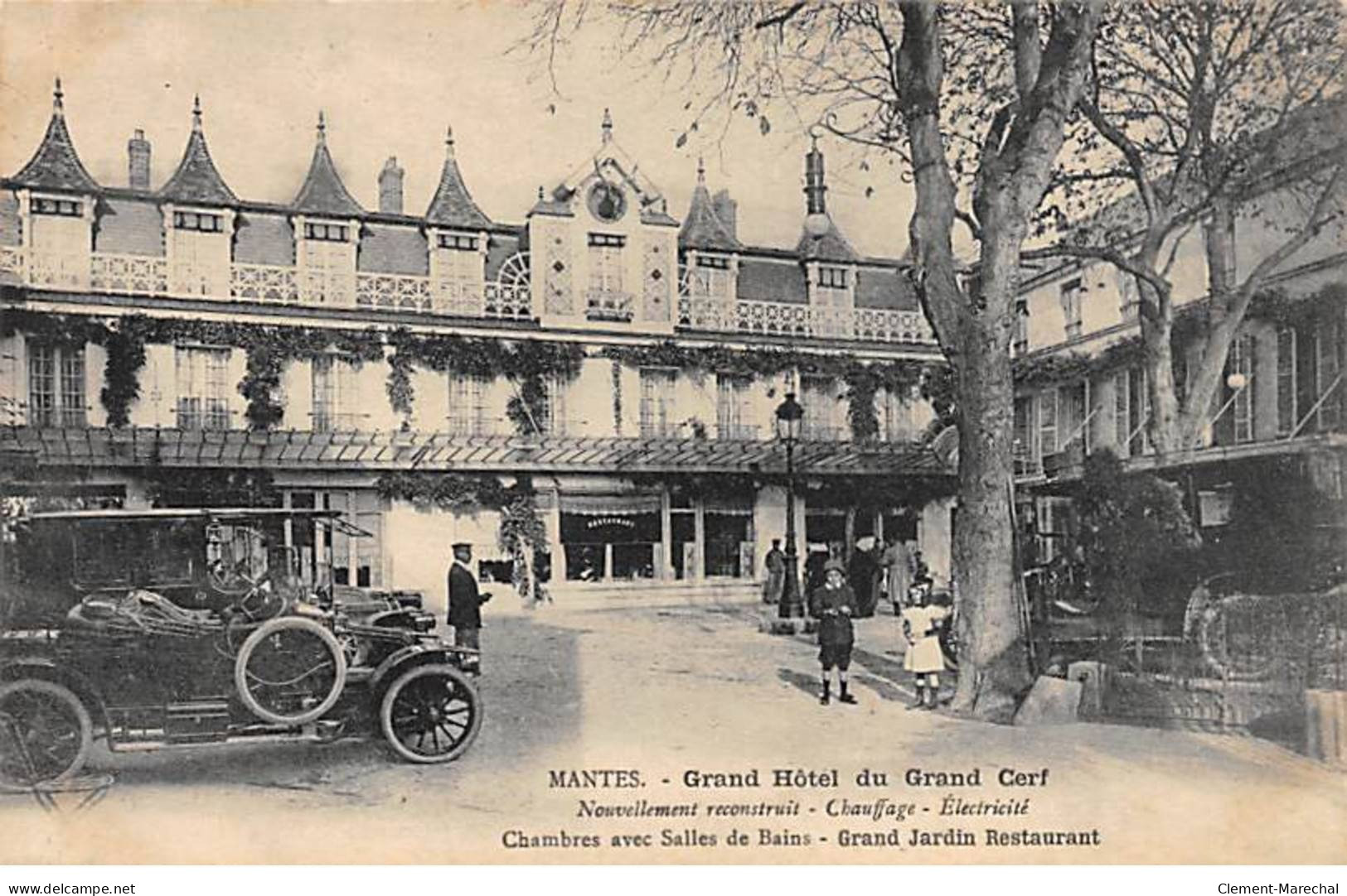 MANTES - Grand Hôtel Du Grand Cerf - Très Bon état - Mantes La Ville