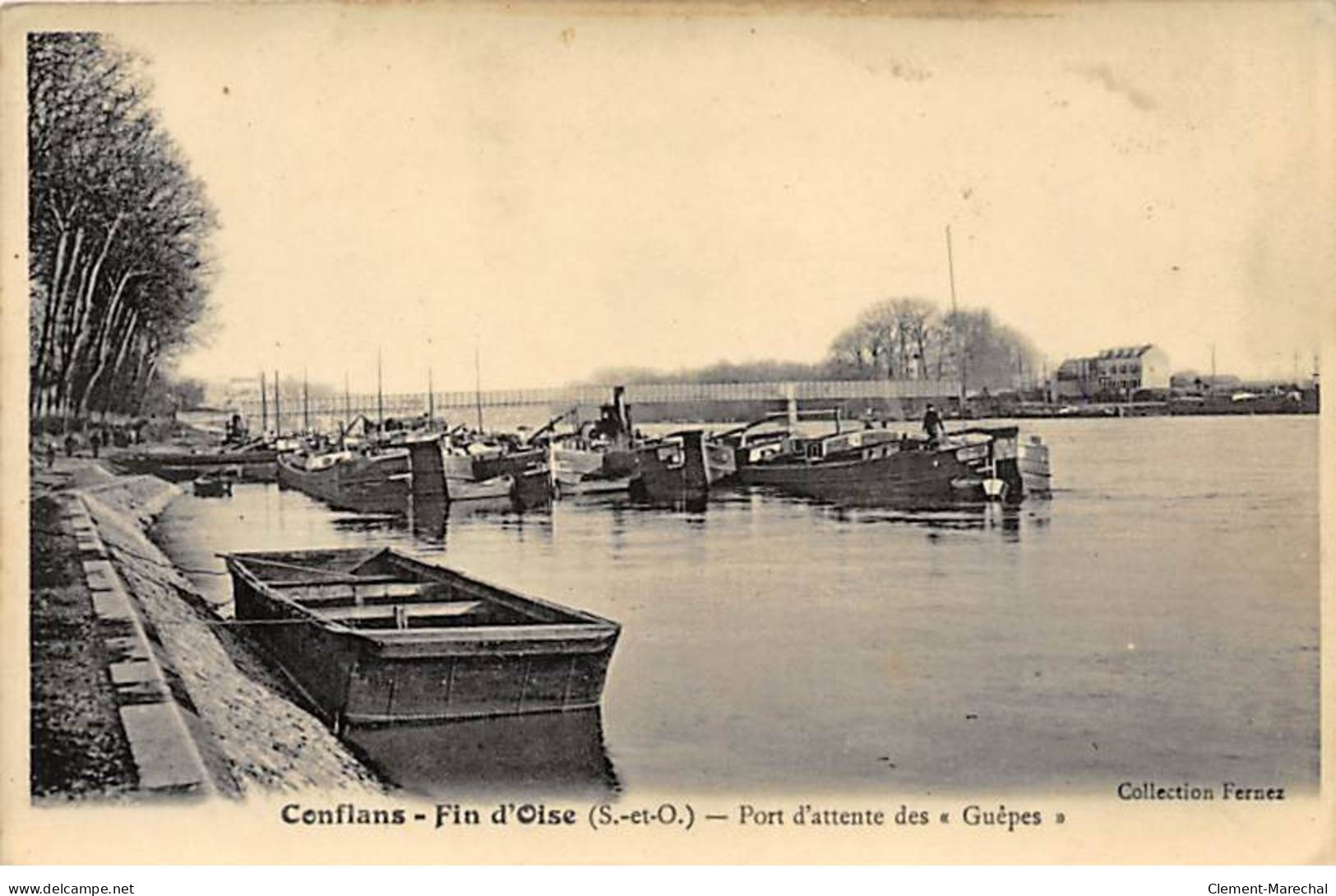 CONFLANS - Fin D'Oise - Port D'attente Des Guêpes - Très Bon état - Conflans Saint Honorine