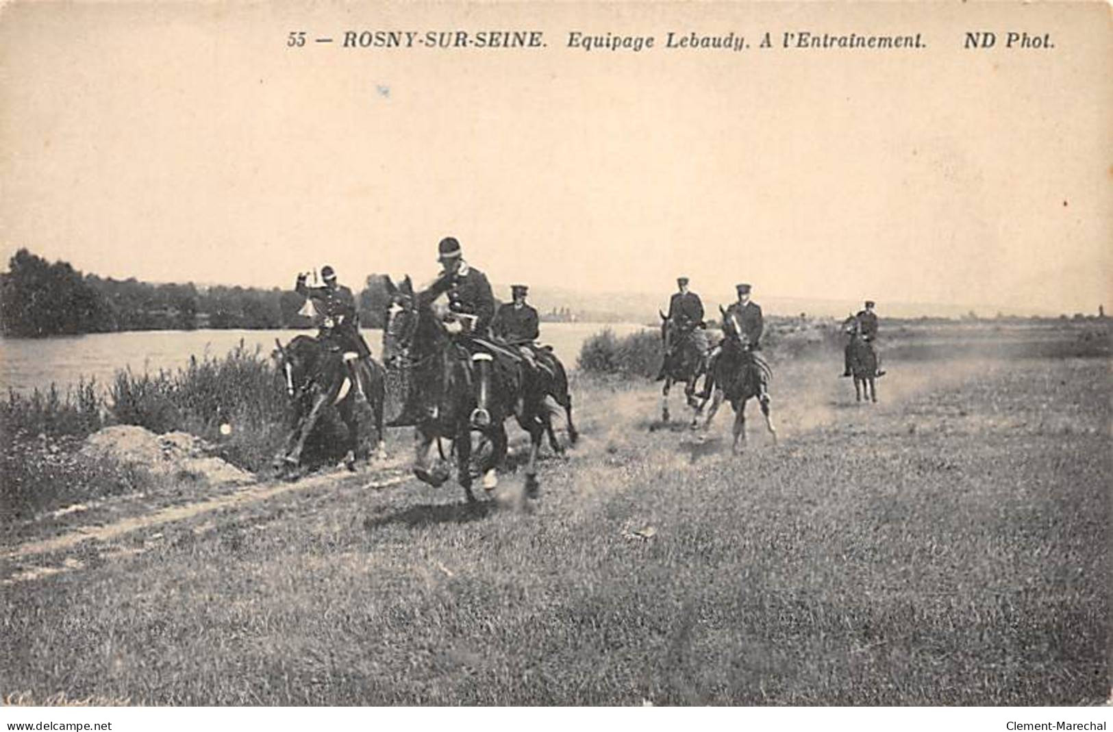 ROSNY SUR SEINE - Equipage Lebaudy - A L'Entrainement - Très Bon état - Rosny Sur Seine