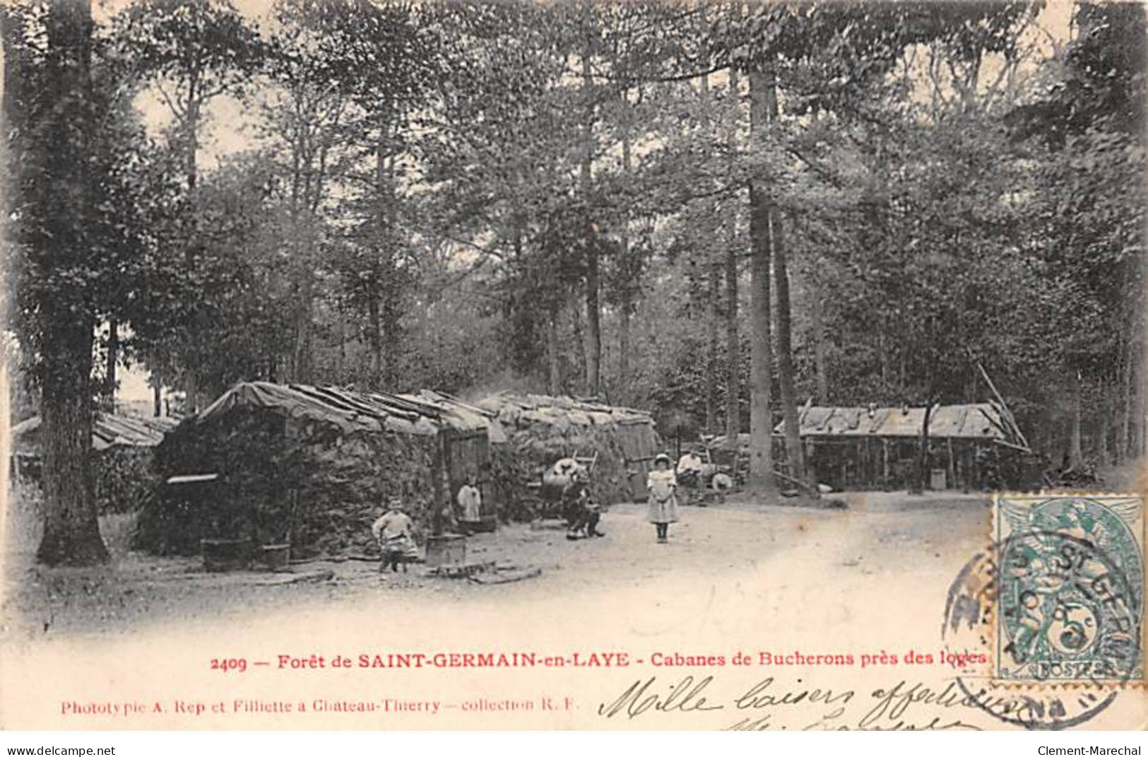 Forêt De SAINT GERMAIN EN LAYE - Cabanes Des Bûcherons Près Des Loges - Très Bon état - St. Germain En Laye