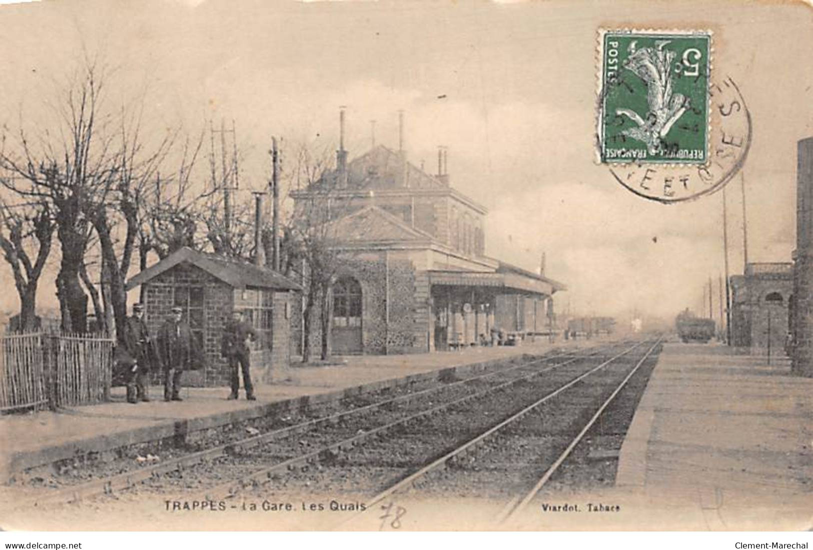 TRAPPES - La Gare - Les Quais - Très Bon état - Trappes