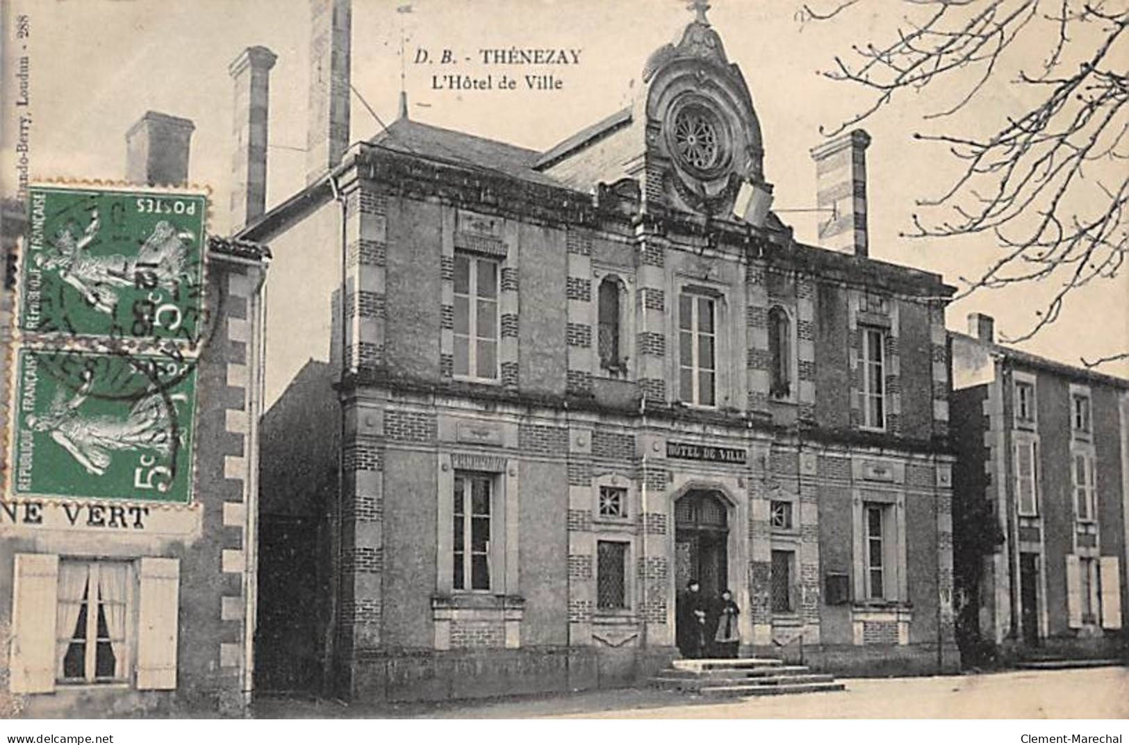 THENEZAY - L'Hôtel De Ville - Très Bon état - Thenezay