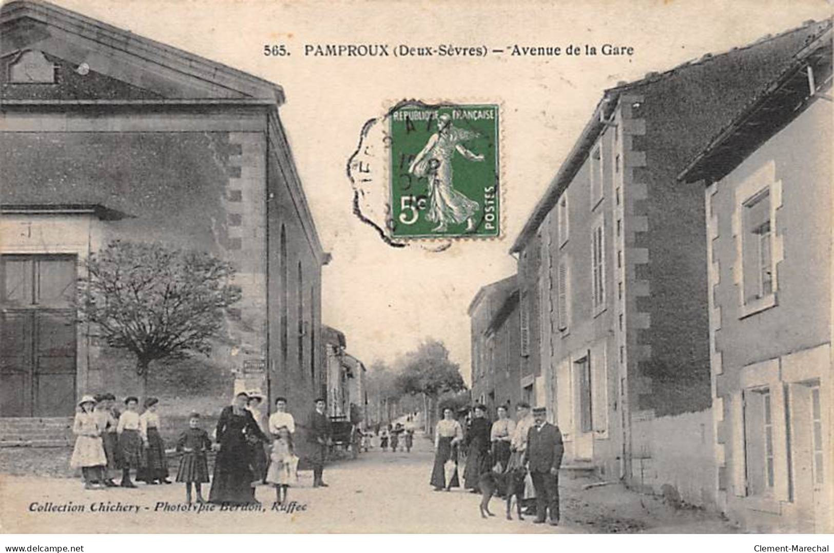 PAMPROUX - Avenue De La Gare - état - Sonstige & Ohne Zuordnung