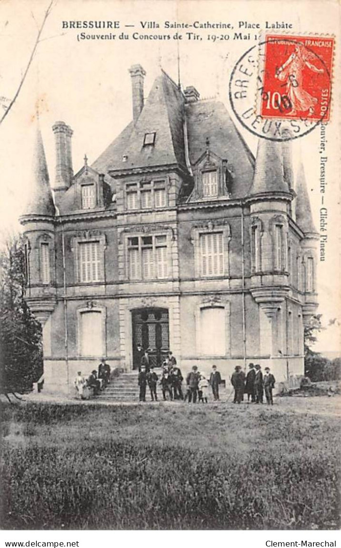 BRESSUIRE - Villa Sainte Catherine - Place Labate - Souvenir Du Concours De Tir - Très Bon état - Bressuire