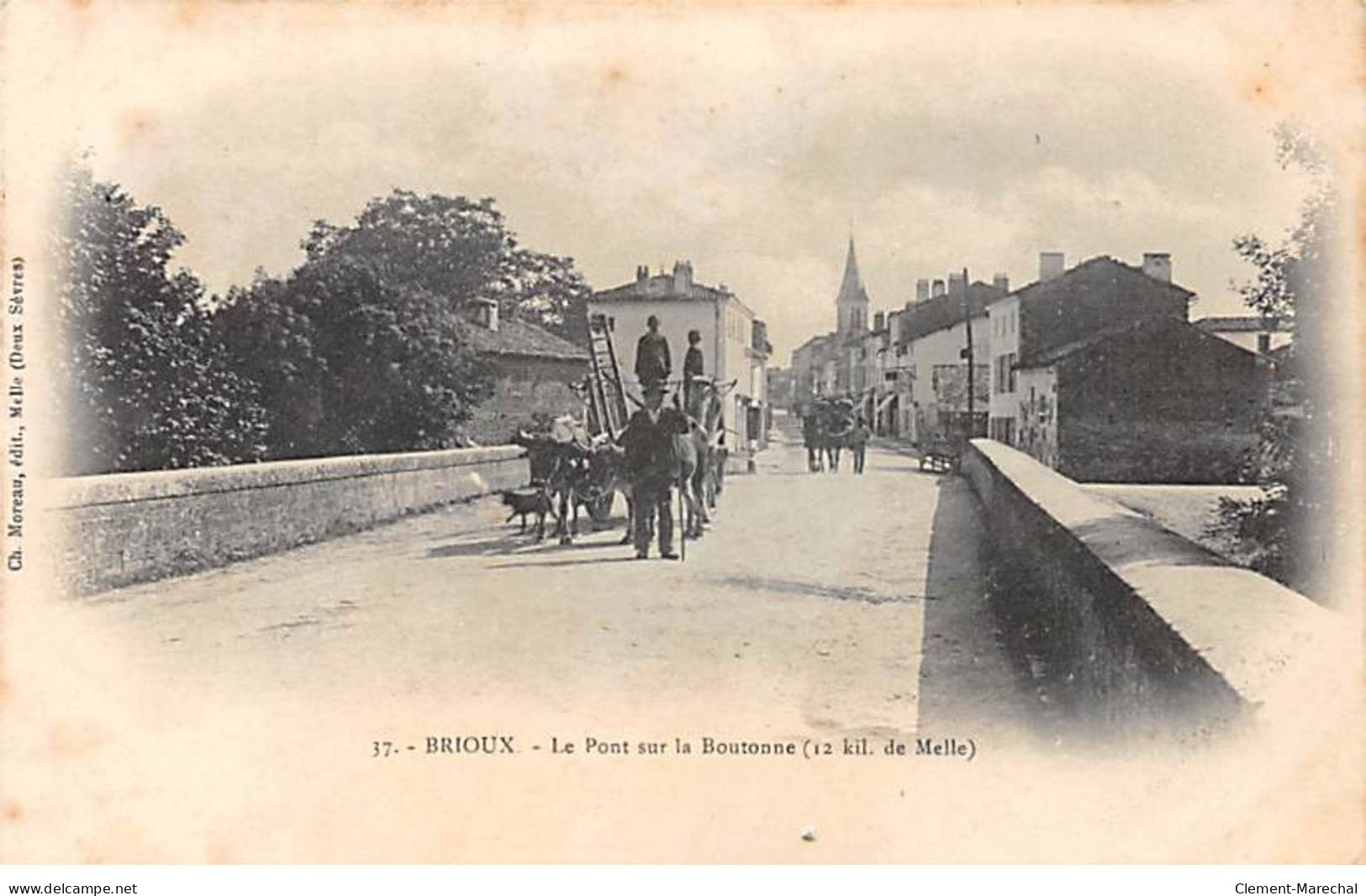 BRIOUX - Le Pont Sur La Boutonne - Très Bon état - Brioux Sur Boutonne