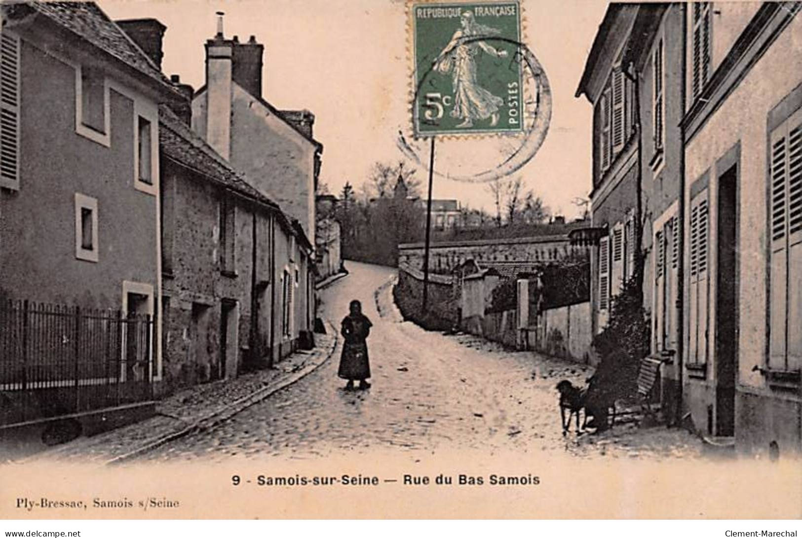SAMOIS SUR SEINE - Rue Du Bas Samois - Très Bon état - Samois