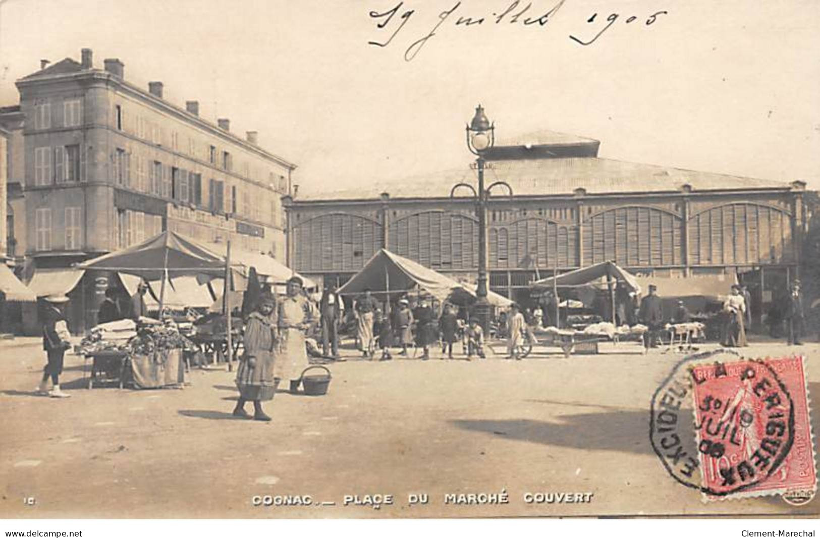 COGNAC - Place Du Marché Couvert - Très Bon état - Cognac