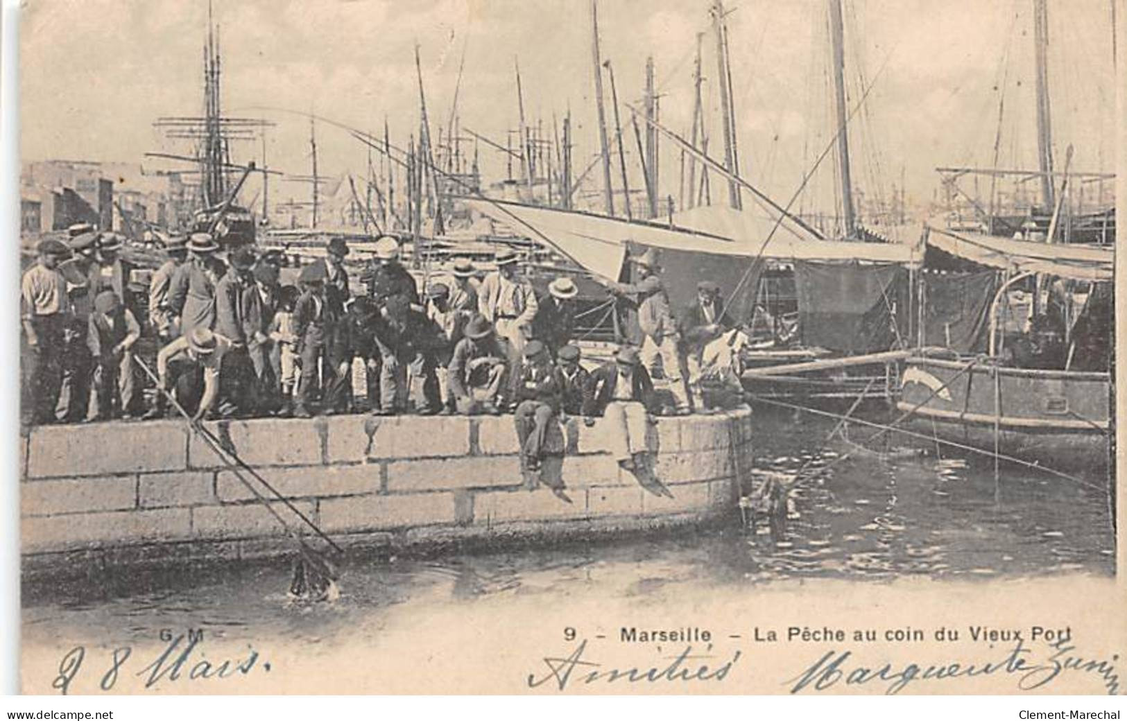 MARSEILLE - La Pêche Au Coin Du Vieux Port - Très Bon état - Alter Hafen (Vieux Port), Saint-Victor, Le Panier