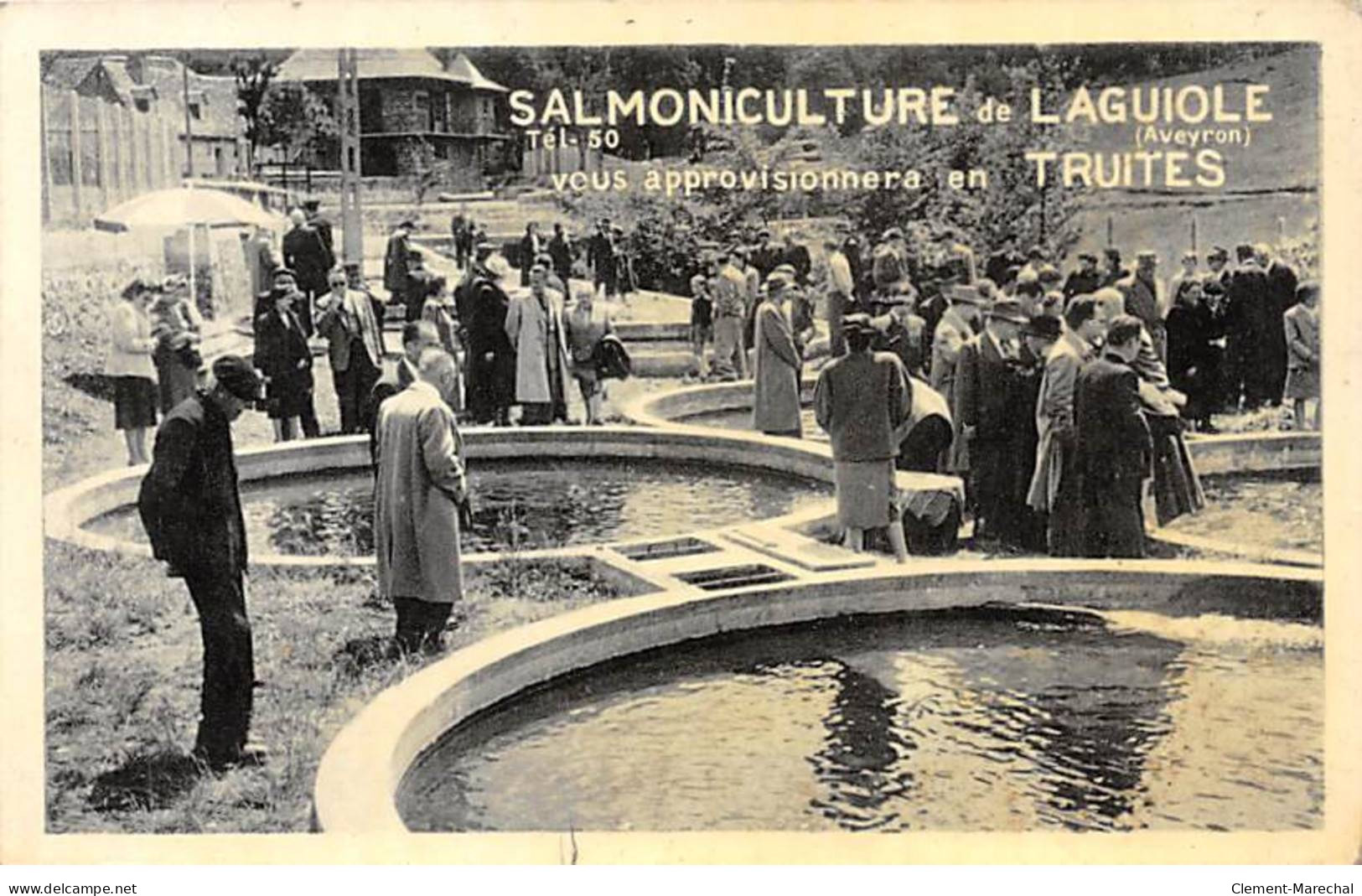 Salmoniculture De LAGUIOLE Vous Approvisionnera En Truites - Très Bon état - Laguiole