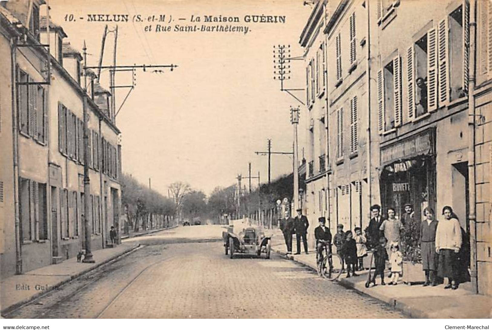 MELUN - La Maison Guérin Et Rue Saint Barthélemy - Très Bon état - Melun