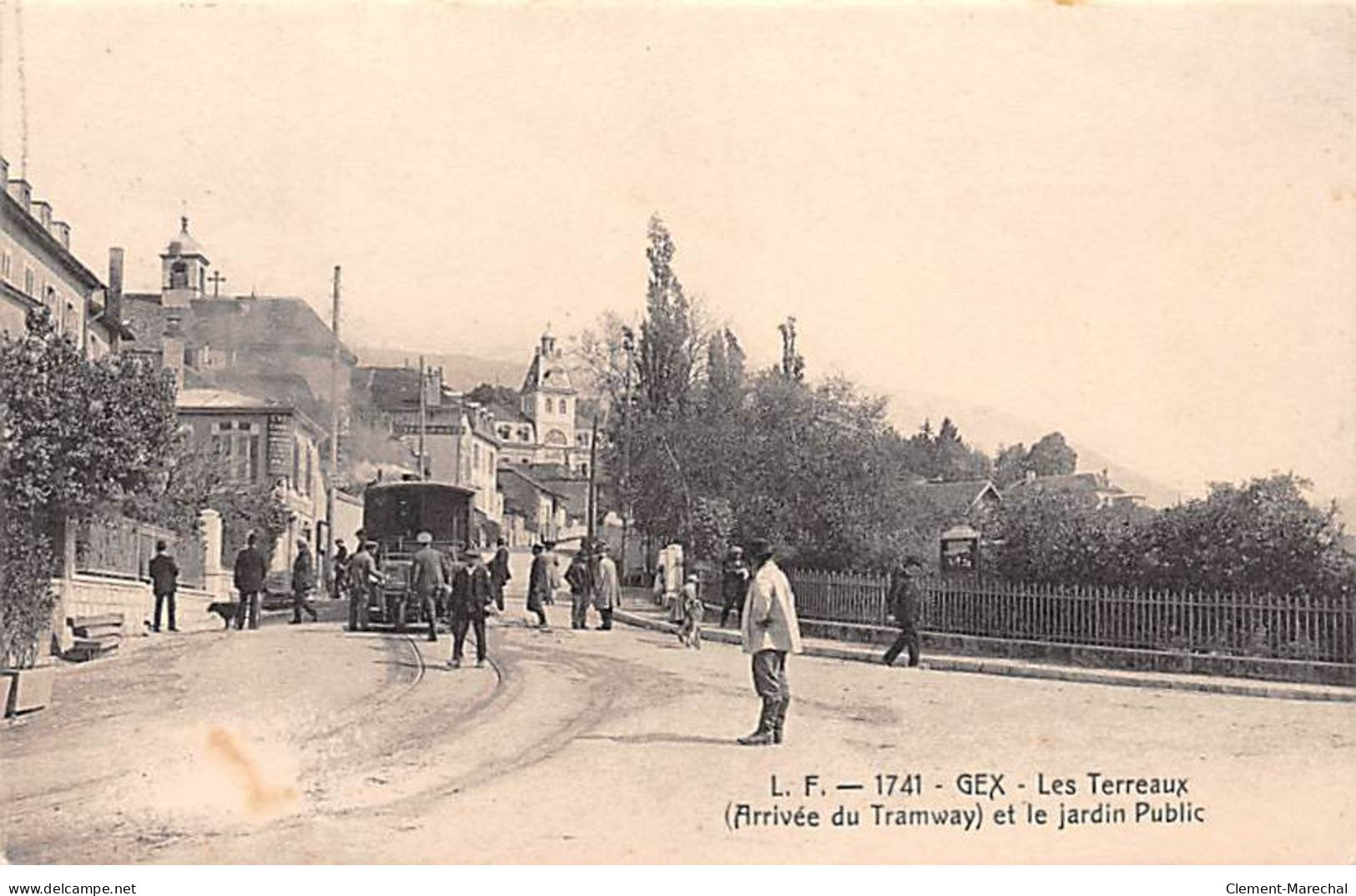 GEX - Les Terreaux - Arrivée Du Tramway Et Le Jardin Public - Très Bon état - Gex