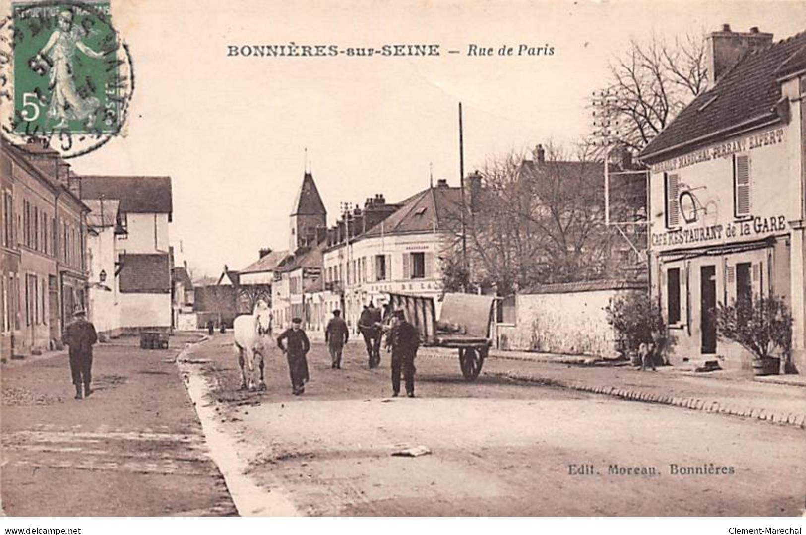 BONNIERES SUR SEINE - Rue De Paris - Très Bon état - Bonnieres Sur Seine