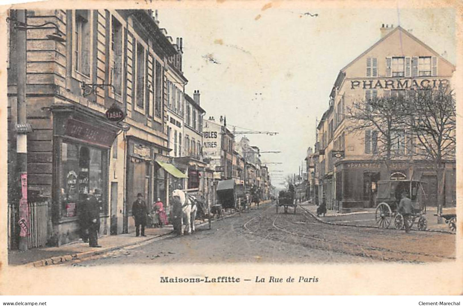 MAISONS LAFFITTE - La Rue De Paris - Très Bon état - Maisons-Laffitte