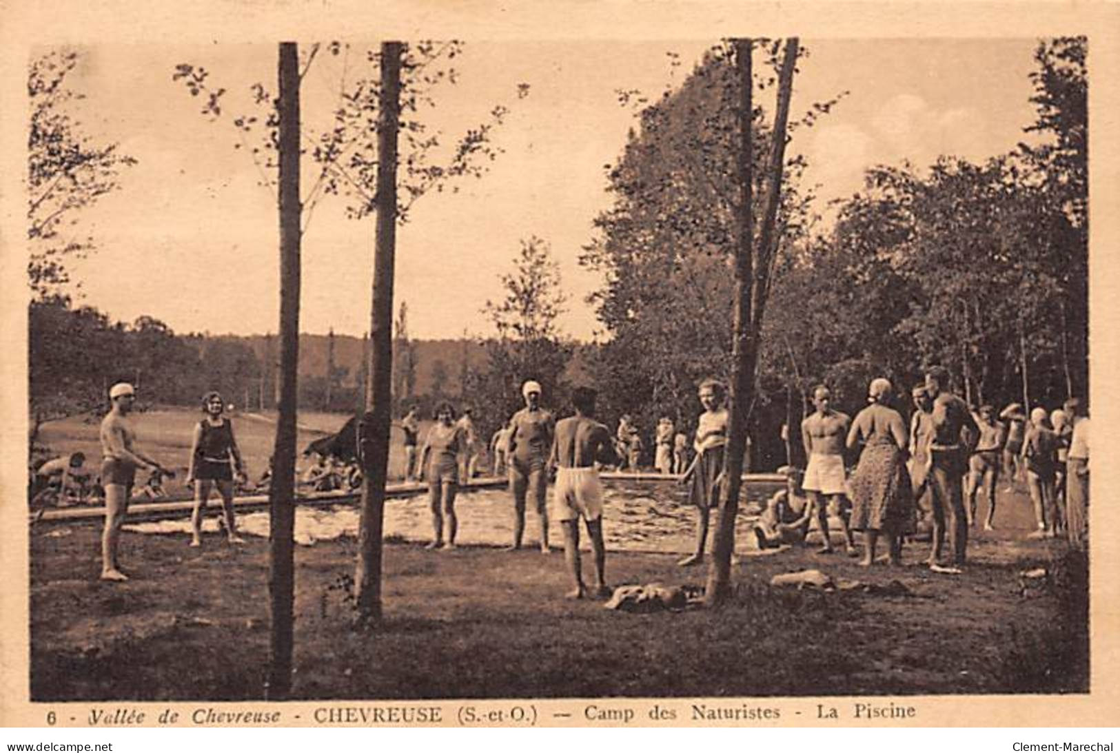 Vallée De CHEVREUSE - CHEVREUSE - Camp De Naturistes - La Piscine - Très Bon état - Chevreuse